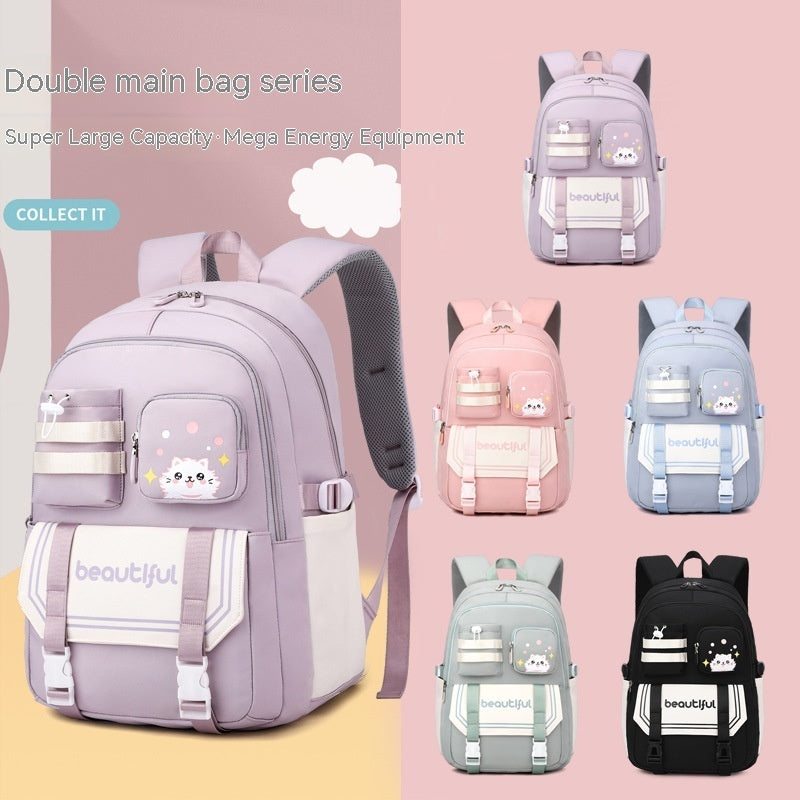 Großer Schultasche für Grundschulmädchen
