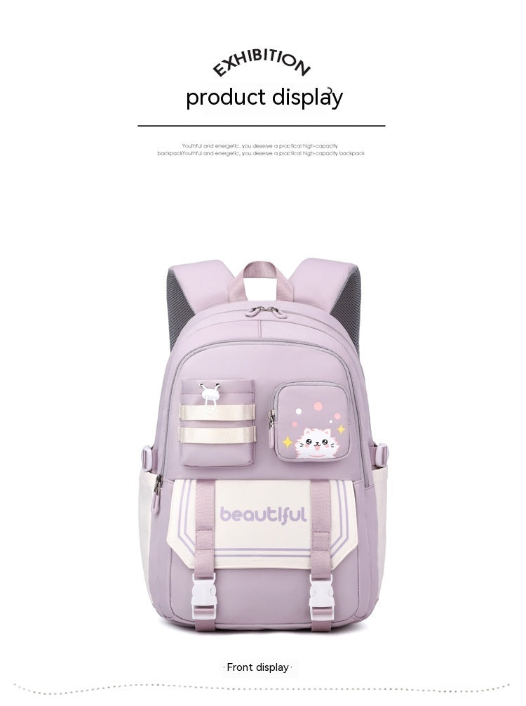 Großer Schultasche für Grundschulmädchen