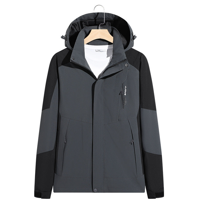 Einzelne Schicht Schalenjacke winddicht wasserdichte Jacke