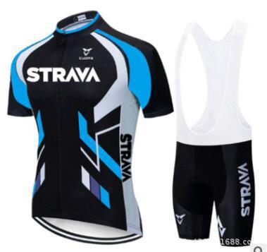 Jersey-Sets, kurzärmelig, Fahrradbekleidung, Trägerhose