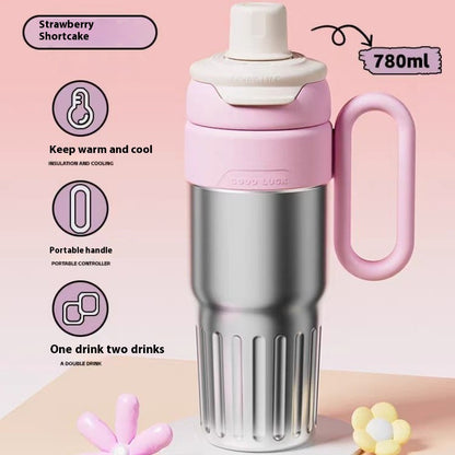 Edelstahl-Thermobecher groß 780 ml – für Männer & Frauen