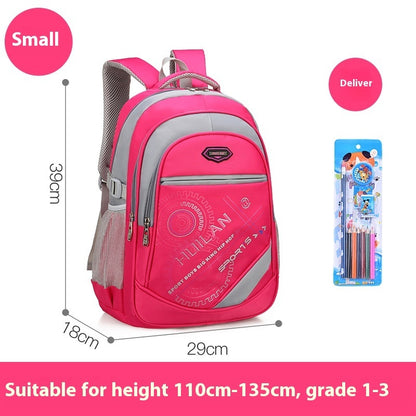 Primary School Student Schoolbag Male Grade 1-3-6 Schoolbag