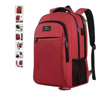 Wiederauf ladbare Schulter Computer Tasche Rucksack Reisen Outdoor