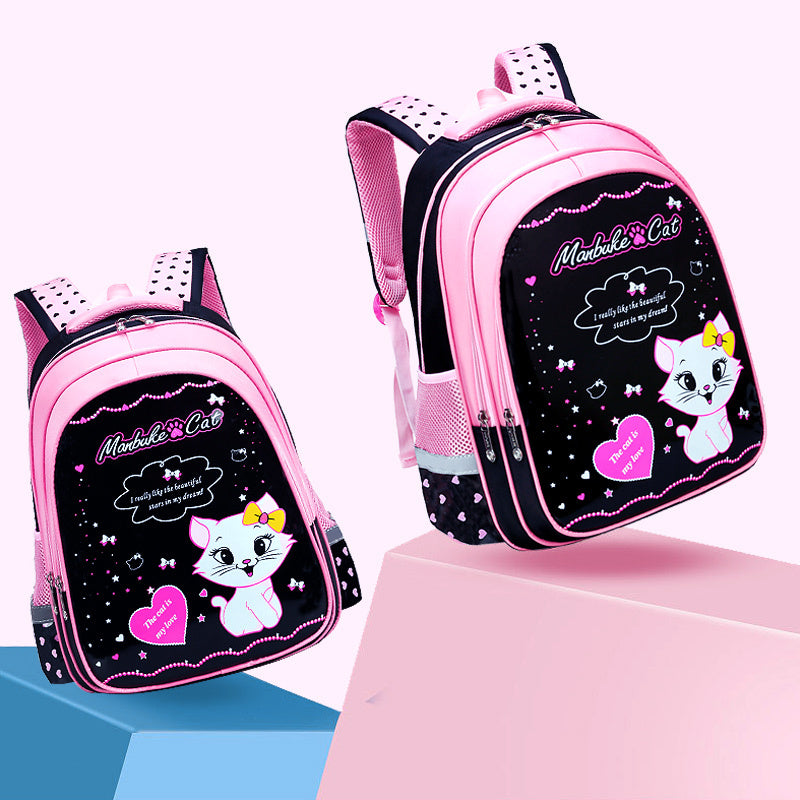 Kinder Schule Nette Katze Druck Rucksack