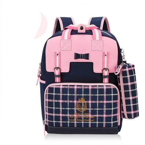 Niedlicher Rucksack für Mädchen im koreanischen Stil mit aufhellenden Schultern