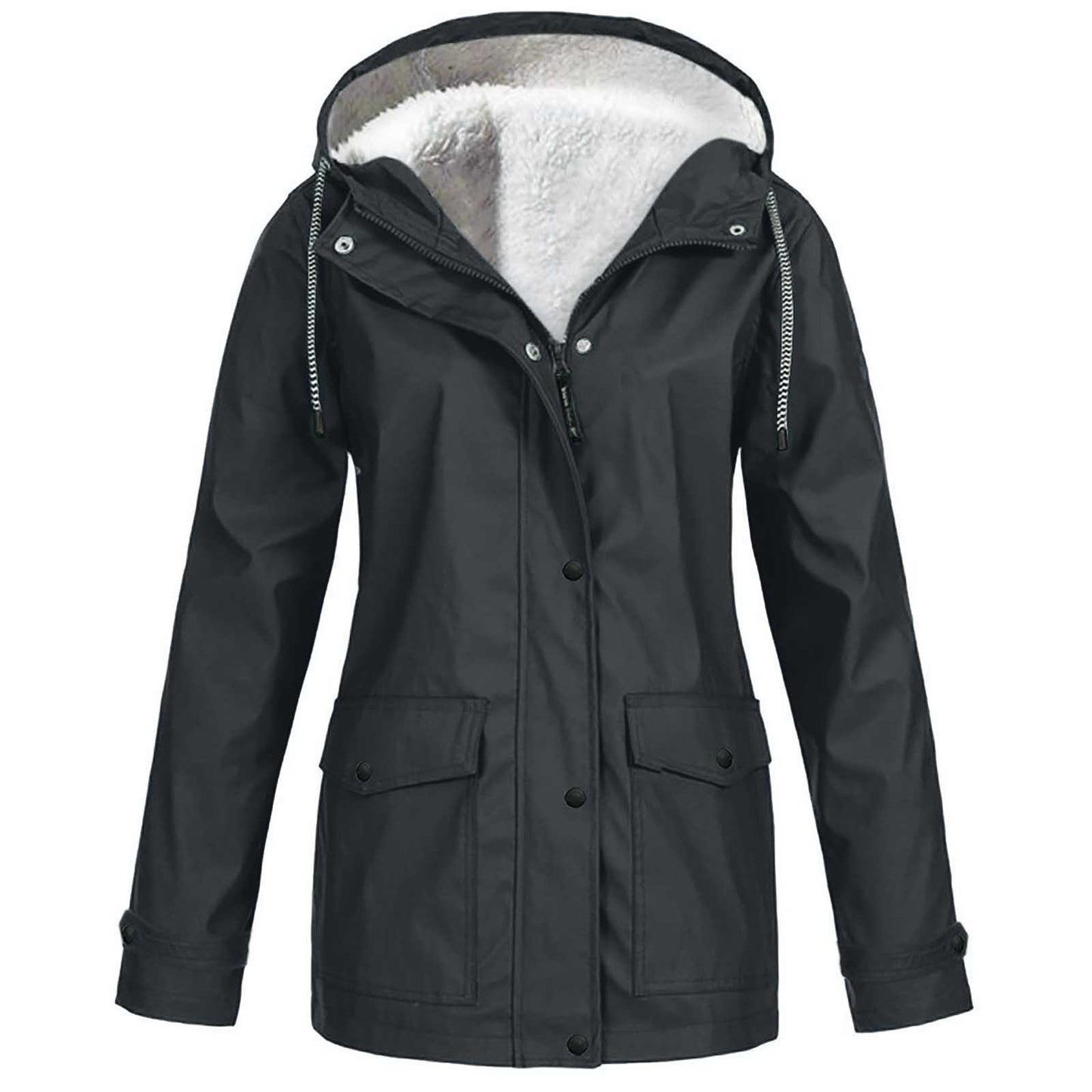 Outdoor-Jacke mit Kapuze Fleece Jacke mit Bergsteigen