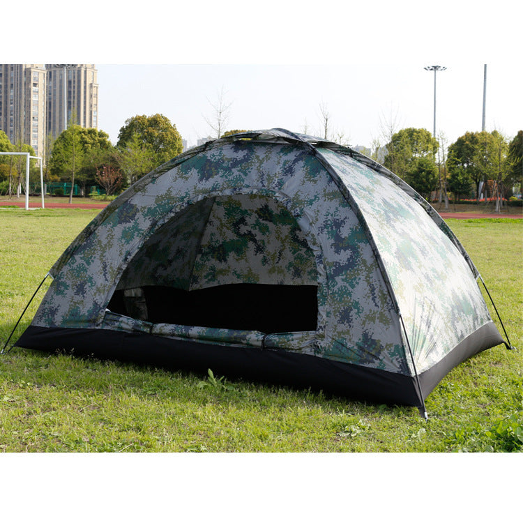 Outdoor Reise Zelt 3-4 Menschen Camouflage Bergsteigen Zelt Strand Camping Zelt