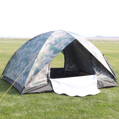 Outdoor Reise Zelt 3-4 Menschen Camouflage Bergsteigen Zelt Strand Camping Zelt