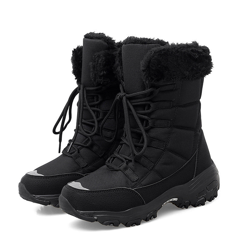 Moipheng Damen Winterstiefeletten Warm
