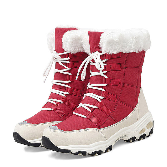 Moipheng Damen Winterstiefeletten Warm