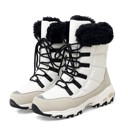 Moipheng Damen Winterstiefeletten Warm