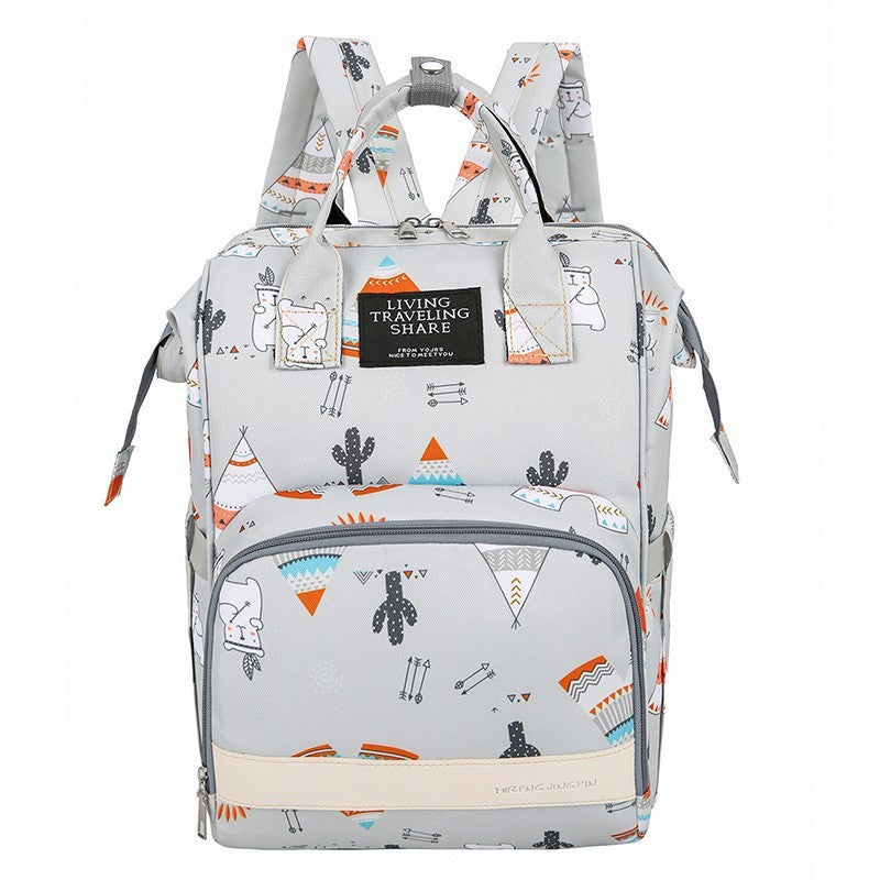 Trendiger, weicher Rucksack mit Aufdruck für Damen