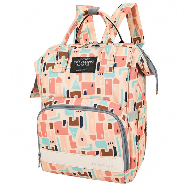 Trendiger, weicher Rucksack mit Aufdruck für Damen