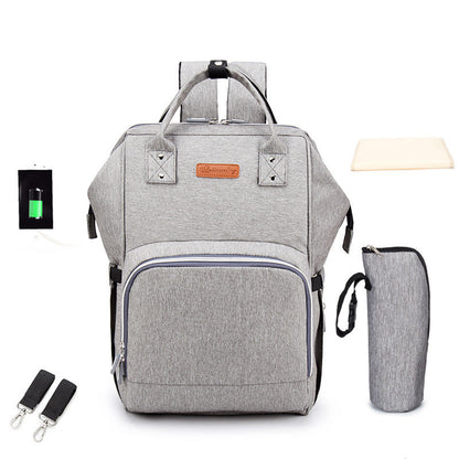 Hot Selling Double Shoulder Mummy Bag Large Capacity Mother Baby Bag Multi Function Mummy Bag