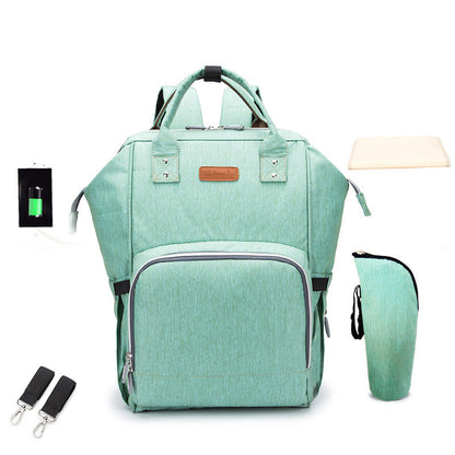 Hot Selling Double Shoulder Mummy Bag Large Capacity Mother Baby Bag Multi Function Mummy Bag