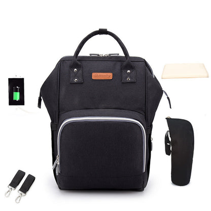 Hot Selling Double Shoulder Mummy Bag Large Capacity Mother Baby Bag Multi Function Mummy Bag