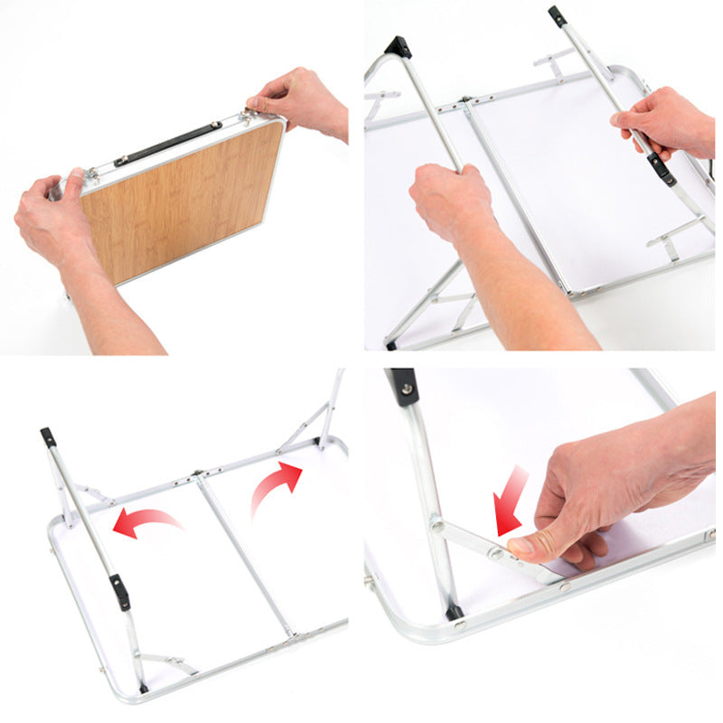 Outdoor Klapptisch Bambus Camping Tragbar