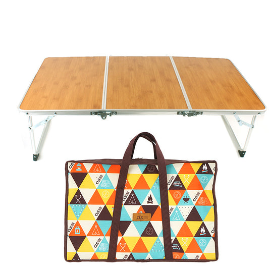 Outdoor Klapptisch Bambus Camping Tragbar