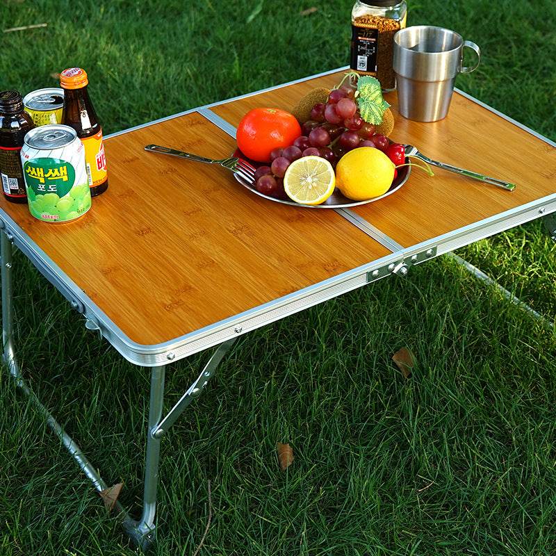 Outdoor Klapptisch Bambus Camping Tragbar