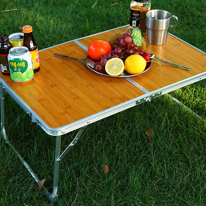 Outdoor Klapptisch Bambus Camping Tragbar