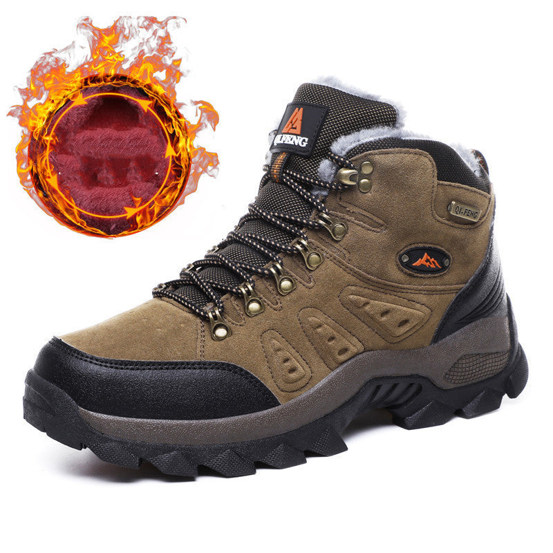 Herbst- und Winter-Hohe Wanderschuhe, Freizeit-Wanderschuhe für Paare, rutschfeste Schuhe
