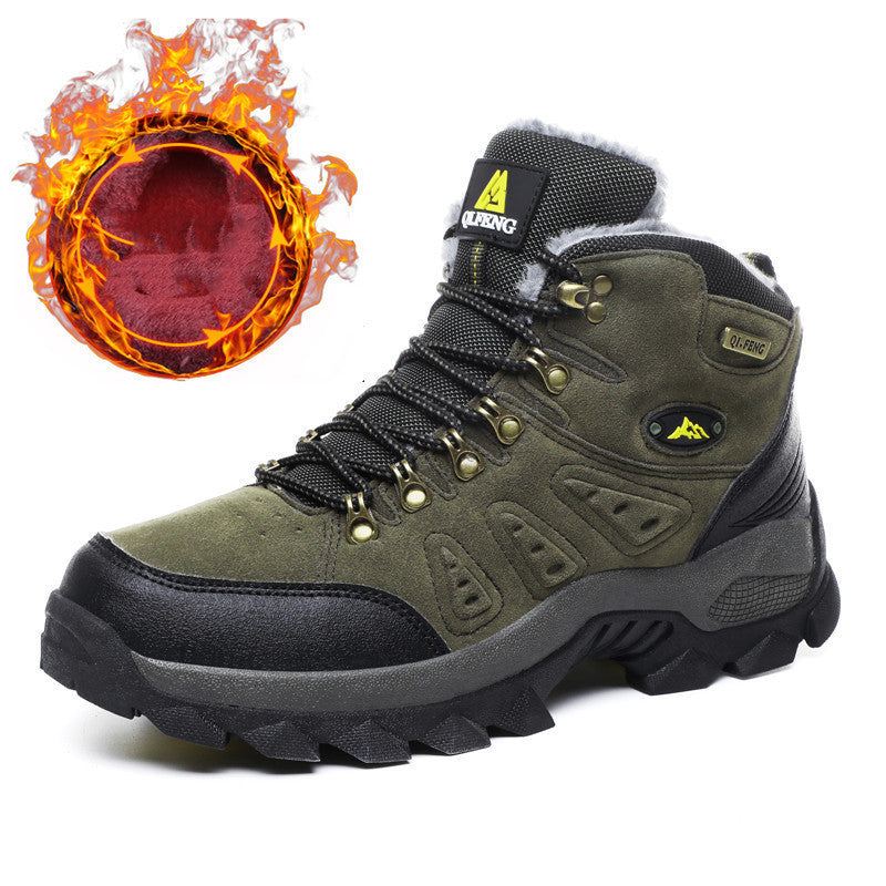Herbst- und Winter-Hohe Wanderschuhe, Freizeit-Wanderschuhe für Paare, rutschfeste Schuhe