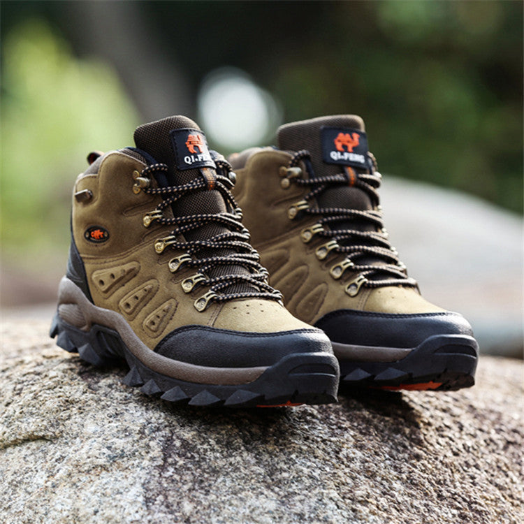 Herbst- und Winter-Hohe Wanderschuhe, Freizeit-Wanderschuhe für Paare, rutschfeste Schuhe