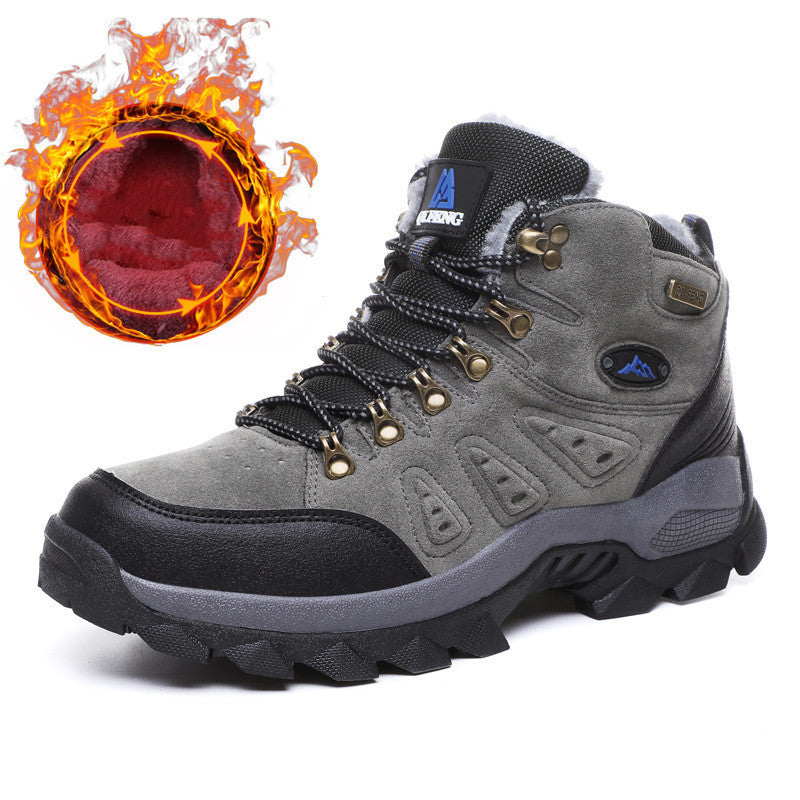Herbst- und Winter-Hohe Wanderschuhe, Freizeit-Wanderschuhe für Paare, rutschfeste Schuhe