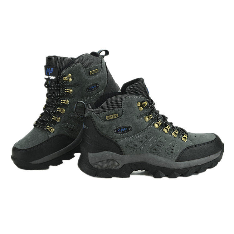 Herbst- und Winter-Hohe Wanderschuhe, Freizeit-Wanderschuhe für Paare, rutschfeste Schuhe