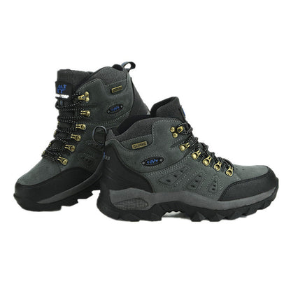 Herbst- und Winter-Hohe Wanderschuhe, Freizeit-Wanderschuhe für Paare, rutschfeste Schuhe