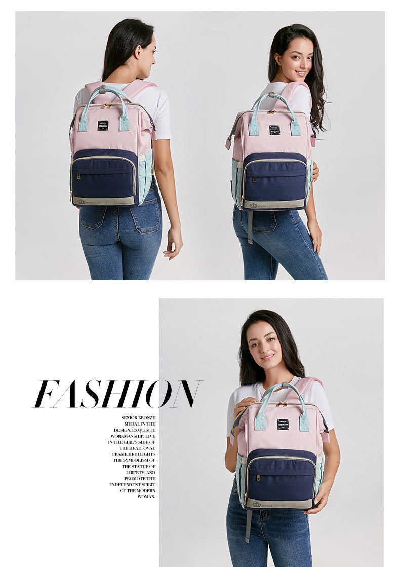 Wickeltasche Rucksack Multifunktional - Babytasche Reise Organizer Wasserdicht