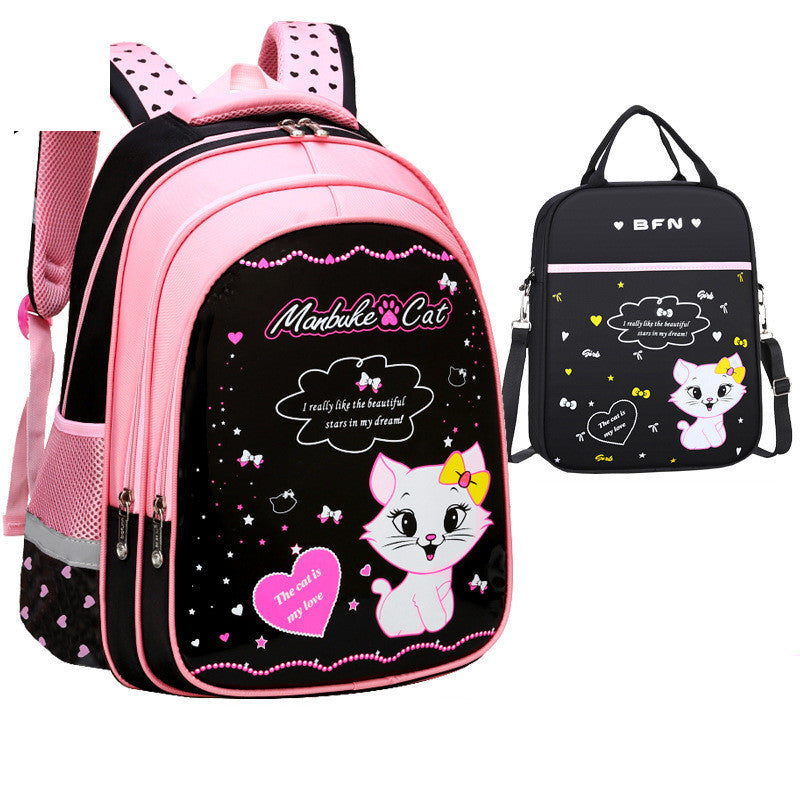 Kinder Schule Nette Katze Druck Rucksack