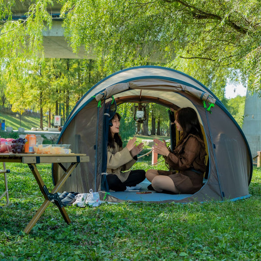 Outdoor Liefert Einzigen Schicht Automatische Geschwindigkeit Offenen Zelt Camping