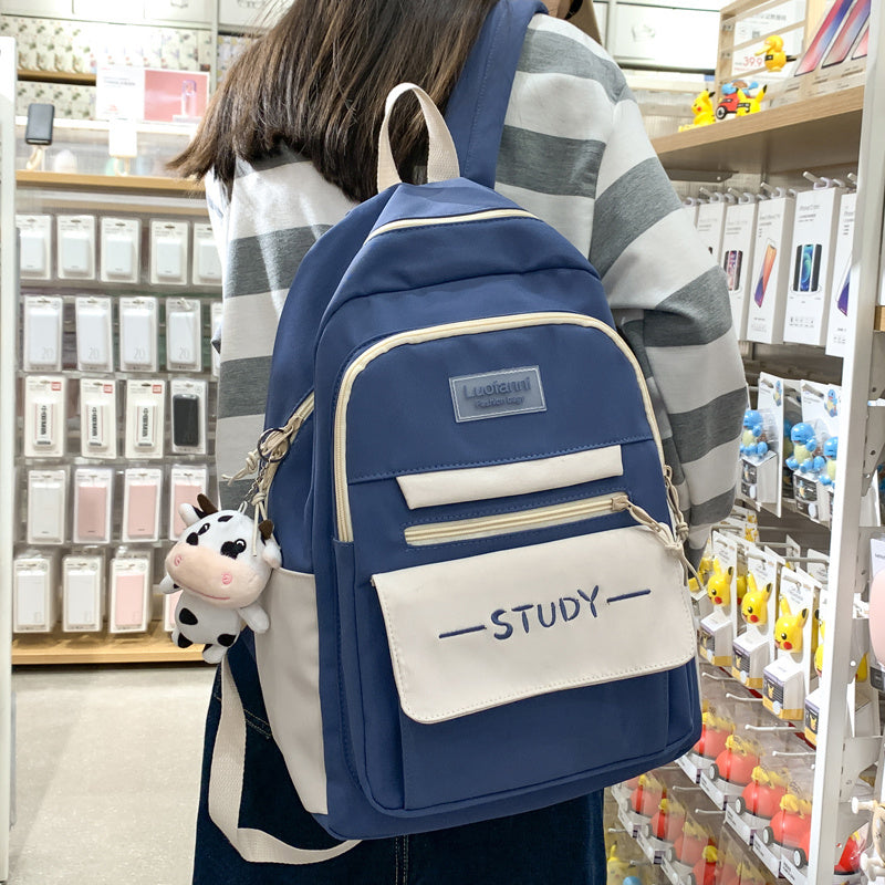 Schule Tasche Weibliche Junior High School Student Rucksack Große Kapazität Rucksack