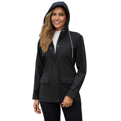 Damen Anorak Komposit Fleece-gefütterte wasserdichte Jacke