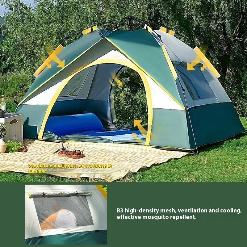 Zelt Outdoor Camping 3-4 Personen automatisch schnell öffnen