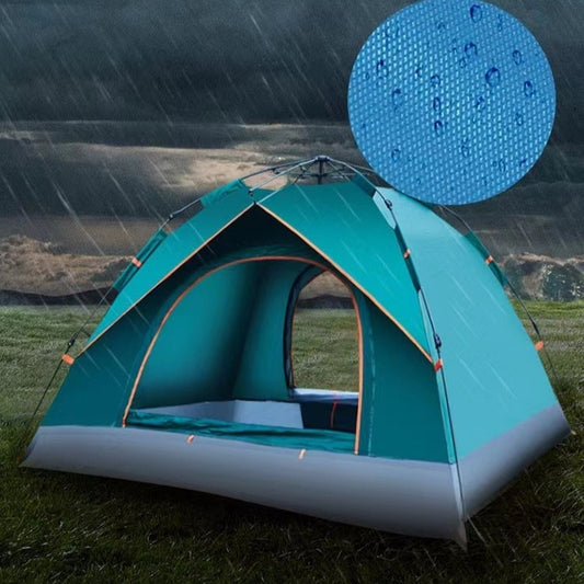 Automatik Campingzelt für 3-4 Personen – Wasserdicht mit Regen- & Sonnenschutz