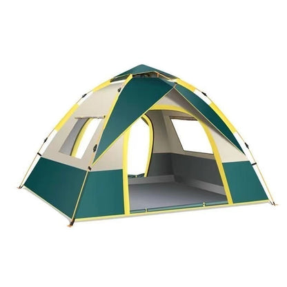 Automatik Campingzelt für 3-4 Personen – Wasserdicht mit Regen- & Sonnenschutz
