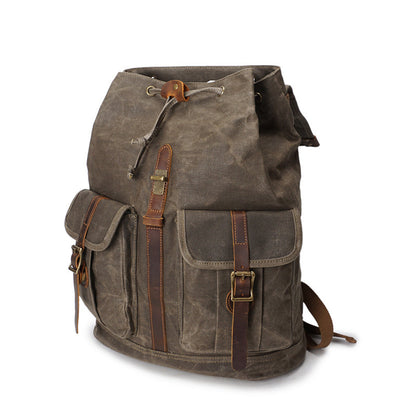 Oil wax rucksack