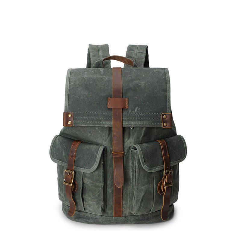 Oil wax rucksack