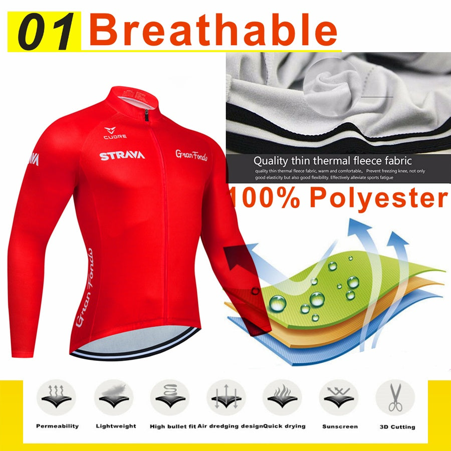 Long sleeve cycling suit