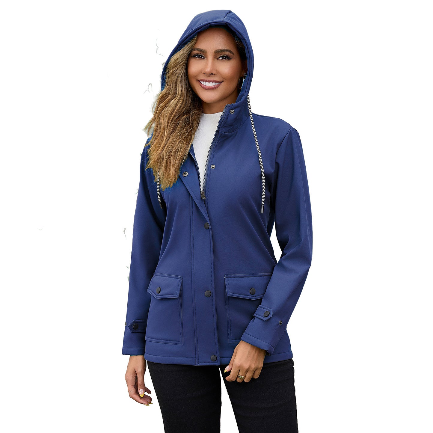 Damen Anorak Komposit Fleece-gefütterte wasserdichte Jacke