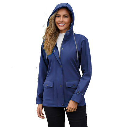 Damen Anorak Komposit Fleece-gefütterte wasserdichte Jacke