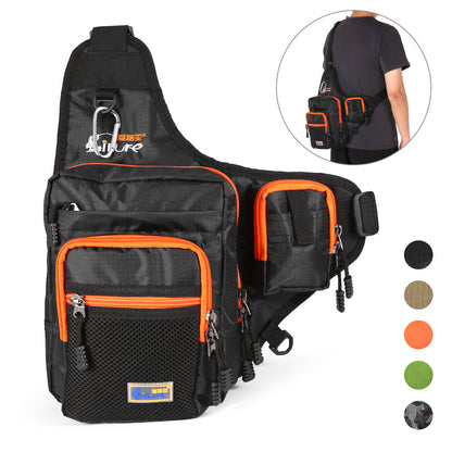 Wasserdichte Canvas Satteltasche - Multifunktionale Angeltasche für Fahrrad