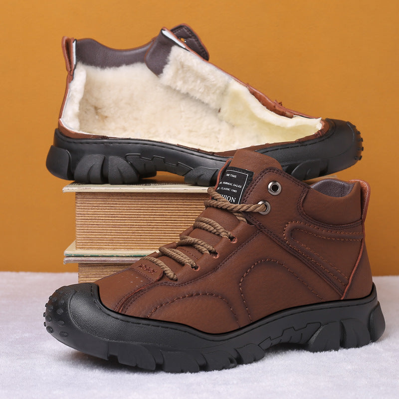 Herren Winter Baumwollschuhe Gefüttert