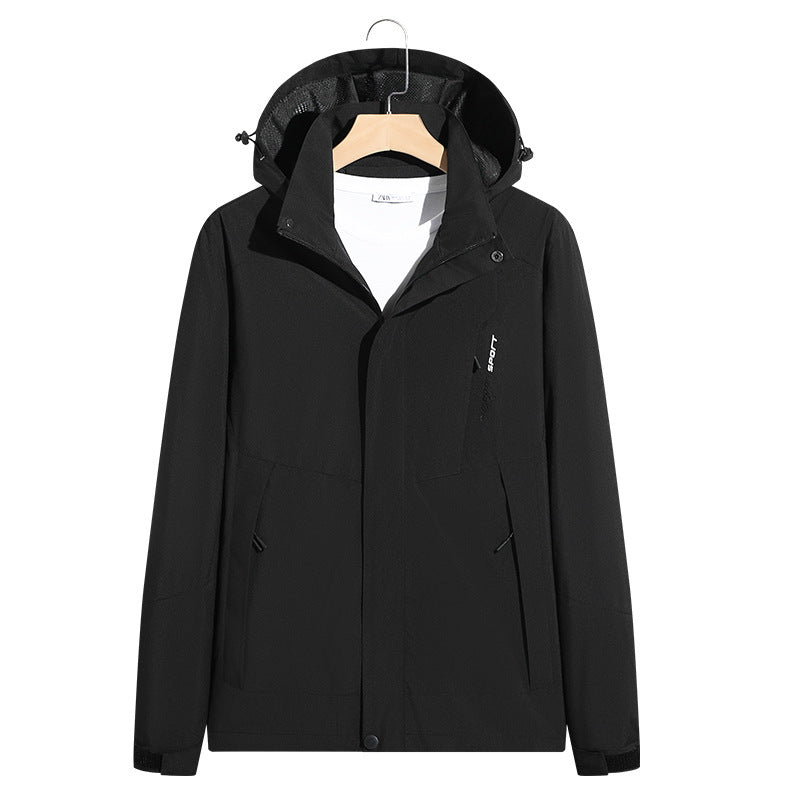 Einzelne Schicht Schalenjacke winddicht wasserdichte Jacke