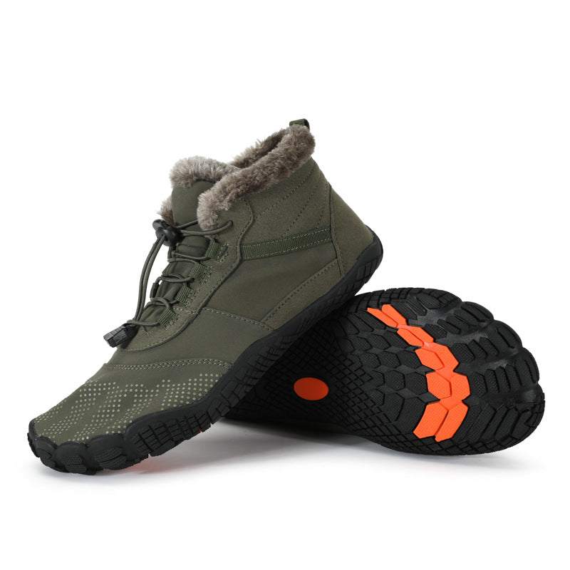 Sport-Radsport mit Fleece ausgekleidete, verdickte, rutsch feste, wasserdichte Wanderschuhe im Winter