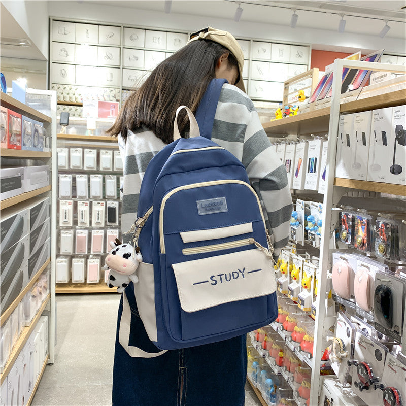 Schule Tasche Weibliche Junior High School Student Rucksack Große Kapazität Rucksack