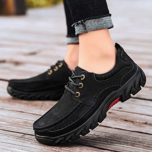 Langlebige Tooling-Schuhe für Herren – In Schwarz, Rotbraun & Khaki“