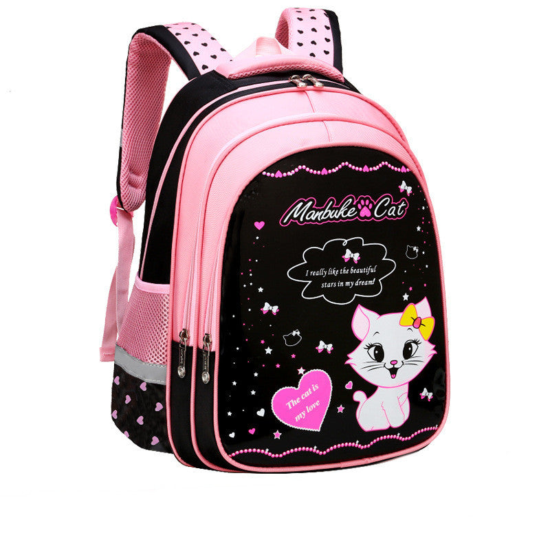 Kinder Schule Nette Katze Druck Rucksack